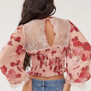 NWT Free People Daphne Romantic Lace Combo